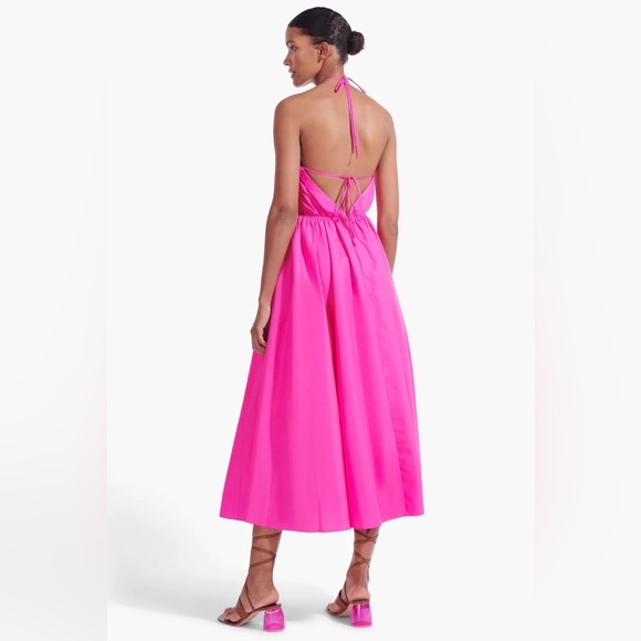 NWT STAUD DANIELLE DRESS BOUGAINVILLEA 🔥SOLD OUT DRESS🔥HOT ITEM🔥 - Picture 6 of 9